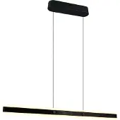 TRIO LED-hengelampe Arcola, svart, lengde 115 cm, CCT, 2 lyskilder