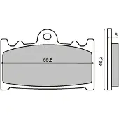 RMS Beauty Suzuki Cobra 250cc 225101153 Sintrede Bremseklosser