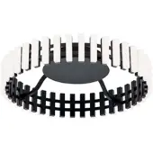 Orion Mansion LED-taklampe, svart og hvit Ø 43 cm