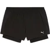 Puma VELOCITY 2in1 3" Running Shorts Women, Clothing, Black, 3XL