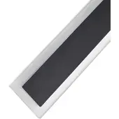 LUCANDE utendørs LED-vegglampe Ilora, svart, 100 cm, CCT, IP65