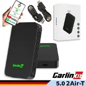 Carlinkit 2AIR-T trådløs CarPlay- og Android Auto-adapter - svart