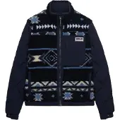 Superdry Fleece Onion Quilt Hybrid Jakke