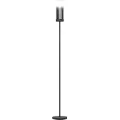 Eglo TOOTHILL gulvlampe H1535 E27 sort/sort transp.