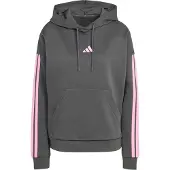 Adidas Essentials 3 Stripes Fleece Hettegenser