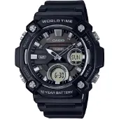 Casio Aeq-120w-1a 53.3mm 10atm Quartz Analogue/digital Klokke