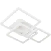 FISCHER&HONSEL GMBH LED-taklampe Gelder, sandhvit, lengde 65 cm, metall, RGBW, CCT
