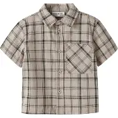 Name it Skjorte - NmmHowie - Chateau Gray/CHECK - - 6 år (116) - Skjorte