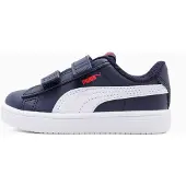 Puma Rickie Classic Toddlers' Sneakers, Shoes, Navy/White/Red, 24
