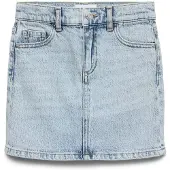 Vero moda Tessa Skjørt Light Blue Denim (158 / 13 år)