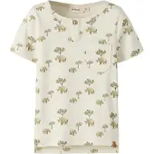 Lil´ Atelier Lil' Atelier T-skjorte - NmmLayo - Slim - Coconut Melk/Rhino - - 6 år (116) - T-skjorte