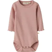 Lil´ Atelier Lil' Atelier Body I/e - NbfDimia - Misty Rose - - 1 år (80) - Langermet Body