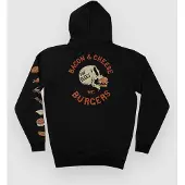 The Dudes Bacon & Cheese Classic Premium Hettegenser svart