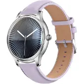 COLMI L28 Smart Watch (sølv-lilla + lilla lærrem)