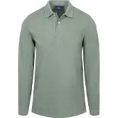 Steppin' Out Langermet Polo Piqué Classic Grønn Størrelse
