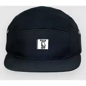 The Dudes Switch Structured 5 Panel Caps svart