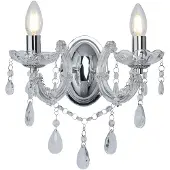 Searchlight MARIE THERESE - klassisk vegglampe, krom