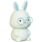 FH Lighting LED-batterilampe Felix, blå, høyde 13 cm, silikon