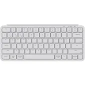 Keychron B1 Pro - Tastatur - Ultra-Tynn - 75% - trådløs - 2.4 GHz, USB-C, Bluetooth 5.2, USB - QWERTY - Nordisk - elfenbenhvit