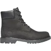 Timberland for woman. TB18658A0011 Leather boots 6 Inch black (36 W), Flat, Laces, Casual