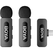 Boya BY-V20 V2.0 trådløse mikrofoner 2,4 GHz - svart