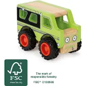 Small Foot - Wooden Off-Road Jeep Green