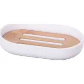 Bathroom Solutions Varle Muiline baderomsløsning, 12,3 x 9,3 x 25 cm, hvit m. bambuslook