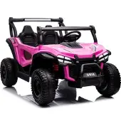 Lean cars Batteri Bil S618 Rosa 4x4
