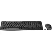 Logitech MK270-sett – tastatur og mus – trådløst DE – Svart