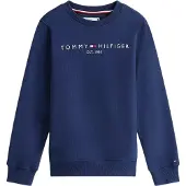 Tommy Hilfiger Collegegenser - Essential - Organic - Twilight Na - - 10 år (140) - Collegegenser