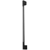 LINDBY LED-vegglampe Neano, 90 cm, svart, metall, IP54