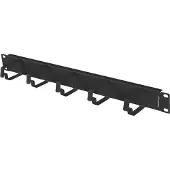 Lanberg AK-1701-B - 1U - Cable Management Panel
