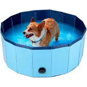 24hShop Hundebasseng med ventil 80x30cm / hundepool / basseng for hund / hundebad
