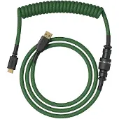 Glorious Coiled, Grønn, 1,37 m, 1 stykker, , Flettet, USB Type-A, USB Type-C
