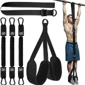 INF Sett med treningsstrikker for pullups Black 240 lbs