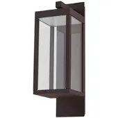 LUCANDE utendørs LED-vegglampe Ferdinand, rustfarget, metall, IP54