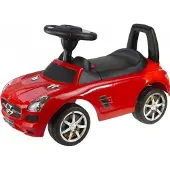 Leantoys Mercedes-Benz trille-/trampelbil rød