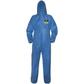 Uvex 8997612, Kjeledress, Alle kjønn, Blå, XL, Glidelås, 55 g/m²
