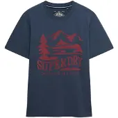 Superdry Retro Outdoor Relaxed Fit Kortarmet T-skjorte
