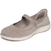 SKECHERS slip-in ballerina - Natur - Sko - Sandaler
