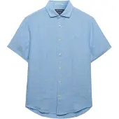 Superdry Riviera Linen Kortarmet Skjorte
