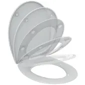 Ideal standard IS Eurovit toiletsæde m/plastbeslag softclose model sandwich