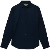 Superdry Cut Away Poplin Skjorte Med Lange Ermer