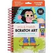 Crocodile Creek Flip Book Scratch Art/dyr
