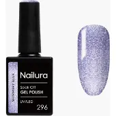 Nailura Cat Eye Gel Polish 10 ml - 296 Shimmery Blue