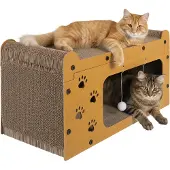 Purlove Klorestativ til katt - to etasjers hus 27016