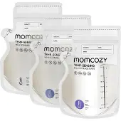 MOMCOZY melkeposer med snap-lukking 60 stk.