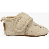 Mikk-Line Ulltøfler brodert Offwhite (2 - 3 år)