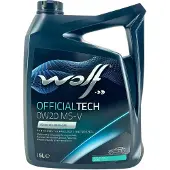 WOLF Officialtech Ms-v Sae 0w-20 Motorolje 5l