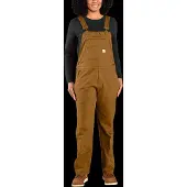 Carhartt Ashland Bib Overall Women Brown XL